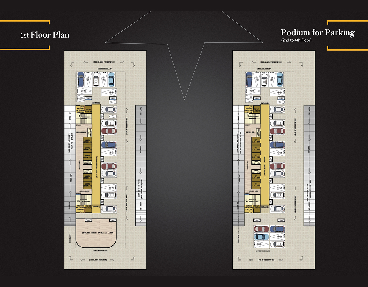 Emperia Icon 3 BHK Floorplan
