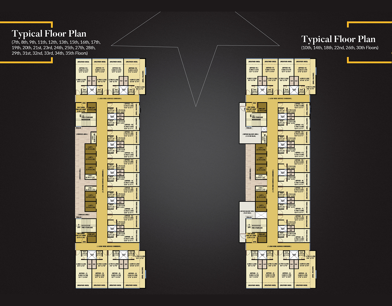 Emperia Icon 5 BHK Floorplan